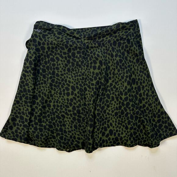 Abercrombie & Fitch Wrap Skirt Leopard Print Small - Picture 9 of 9